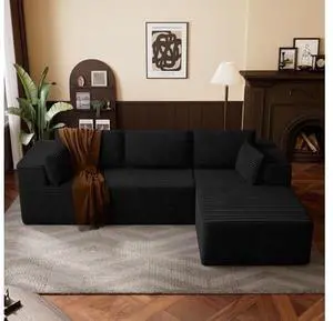 Ottoman for Cloud Sectional Boneless Couches Living Room, Modular Ottoman for Deep Seat Oversized Couch, Memory Foam Compressed Spineless Foot Rest for Bedroom Apartment Black Ottoman for Cloud Sectional Boneless Couches Living Room, Modular Ottoman for Deep Seat Oversized Couch, Memory Foam Compressed Spineless Foot Rest for Bedroom Apartment Black