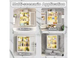 Bathroom Wall Cabinet,Metal Medicine Cabinet with Fluted Glass Doors,Wall Mounted Cabinet Over The T Bathroom Wall Cabinet,Metal Medicine Cabinet with Fluted Glass Doors,Wall Mounted Cabinet Over The T
