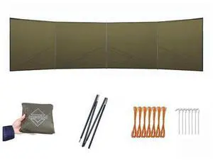 Onewind Camping Windbreak, Versatile Wind Blocker Light Water Proof Silnylon Camping Windscreen, Out Onewind Camping Windbreak, Versatile Wind Blocker Light Water Proof Silnylon Camping Windscreen, Out