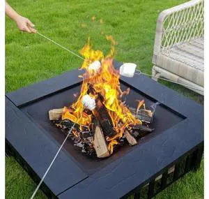 EcoNook 36 inch Fire Pit, Square Outdoor Fire Pit Table with Spark Screen & Fire Poker, 3-in-1 Multipurpose Firepits for Outside, Fireplace for Yard, Garden, Patio EcoNook 36 inch Fire Pit, Square Outdoor Fire Pit Table with Spark Screen & Fire Poker, 3-in-1 Multipurpose Firepits for Outside, Fireplace for Yard, Garden, Patio
