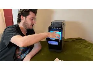 Kismile Countertop Ice Maker, 26lbs/24H Bullet Ice Machine, 8 Ice Cubes in 6 Minutes, Dual Water Tanks with 1.2L Top Tank, 2 Ice Sizes, Self-Cleaning, Compact Portable Ice Maker for Home, Kitchen & RV Kismile Countertop Ice Maker, 26lbs/24H Bullet Ice Machine, 8 Ice Cubes in 6 Minutes, Dual Water Tanks with 1.2L Top Tank, 2 Ice Sizes, Self-Cleaning, Compact Portable Ice Maker for Home, Kitchen & RV