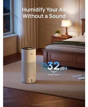 Smart Evaporative Humidifier Large Room up to 1000ft², 800ml/h High Output Air Humidifiers for Bedroom, 10L, 50H Long Runtime with Precise Humidification for Plants, Home, Office, White, HHM774S Smart Evaporative Humidifier Large Room up to 1000ft², 800ml/h High Output Air Humidifiers for Bedroom, 10L, 50H Long Runtime with Precise Humidification for Plants, Home, Office, White, HHM774S