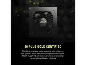 MAG A850GL PCIE5, Fully Modular Compact Gaming 850W Power Supply, 80+ Gold, ATX 3.1 & PCIe 5.1 Ready, Native Dual-Color 12V-2x6 Cable, 10 Year Warranty MAG A850GL PCIE5, Fully Modular Compact Gaming 850W Power Supply, 80+ Gold, ATX 3.1 & PCIe 5.1 Ready, Native Dual-Color 12V-2x6 Cable, 10 Year Warranty