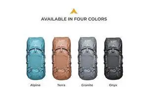 Teton 85L Signal backpack, durable and ready for hiking, camping or backpacking. Perfect lightweight travel bag with more room than you think, Onyx Teton 85L Signal backpack, durable and ready for hiking, camping or backpacking. Perfect lightweight travel bag with more room than you think, Onyx