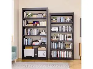 Bookshelf,6-Tier Adjustable Steel Book Shelf,61" H Heavy Duty Metal Bookcase for Home/Office/Garage Bookshelf,6-Tier Adjustable Steel Book Shelf,61" H Heavy Duty Metal Bookcase for Home/Office/Garage