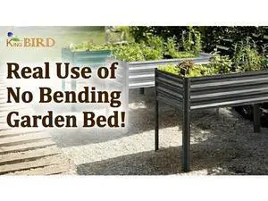 KING BIRD Raised Garden Bed with Legs Galvanized Large Elevated Planter Box for Backyard, Patio, Balcony, 600lb Capacity, Green 70.9x22.8x31.5 in KING BIRD Raised Garden Bed with Legs Galvanized Large Elevated Planter Box for Backyard, Patio, Balcony, 600lb Capacity, Green 70.9x22.8x31.5 in