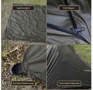 Onewind 2 Lightweight Shelter and Tent Footprint, Poncho Tent and Backpack Ground Cover Onewind 2 Lightweight Shelter and Tent Footprint, Poncho Tent and Backpack Ground Cover