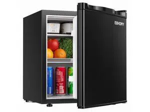 EUHOMY 1.7 Cu.Ft Mini Fridge, Reversible Single Door Compact Refrigerator, Adjustable Thermostat, Energy Saving, Mini Fridge for Bedroom, Office, Dorm, Black EUHOMY 1.7 Cu.Ft Mini Fridge, Reversible Single Door Compact Refrigerator, Adjustable Thermostat, Energy Saving, Mini Fridge for Bedroom, Office, Dorm, Black