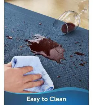 Kitchen Mats for Floor, 3/4 Inch Thick Kitchen Rugs, 24'' x 70'' Anti Fatigue Standing Cushioned Mat, Waterproof,Comfort Ergonomic Mat for Office, Home, Sink, Blue Non-Slip Bottom Kitchen Mats for Floor, 3/4 Inch Thick Kitchen Rugs, 24'' x 70'' Anti Fatigue Standing Cushioned Mat, Waterproof,Comfort Ergonomic Mat for Office, Home, Sink, Blue Non-Slip Bottom