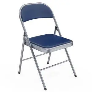 1 Pack Folding Chairs with Padded Seats, Metal Frame with Pu Leather Seat & Back, Capacity 350 lbs, Set of 1, Blue 1 Pack Folding Chairs with Padded Seats, Metal Frame with Pu Leather Seat & Back, Capacity 350 lbs, Set of 1, Blue