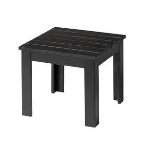 Outdoor Adirondack Side Table, 18" Square Thick Wooden Coffee Table, Patio Side Table Conversation End Table for Patio Backyard, Garden, Poolside and Balcony (Black) Outdoor Adirondack Side Table, 18" Square Thick Wooden Coffee Table, Patio Side Table Conversation End Table for Patio Backyard, Garden, Poolside and Balcony (Black)