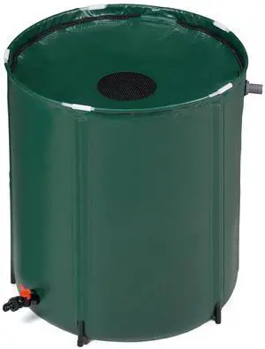 66 Gallon Collapsible Rain Barrel, Portable Water Storage Tank, Rainwater Collection System Downspout, Water Catcher Container with Filter Spigot Overflow Kit 66 Gallon Collapsible Rain Barrel, Portable Water Storage Tank, Rainwater Collection System Downspout, Water Catcher Container with Filter Spigot Overflow Kit