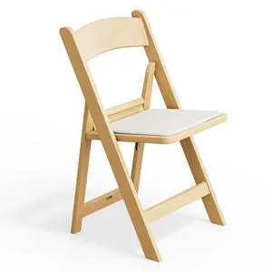 Resin Folding Chairs with Cushion, Foldable Plastic Chair with Comfortable Padded Seats, Perfect for Event Party Indoor Outdoor, Natural, 1 PC Resin Folding Chairs with Cushion, Foldable Plastic Chair with Comfortable Padded Seats, Perfect for Event Party Indoor Outdoor, Natural, 1 PC