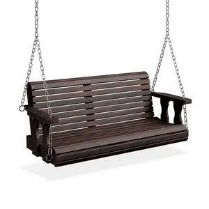 2026 Upgraded 4 FT Wooden Porch Swing, 880 LBS Heavy Duty, Rustic | 2026 Upgraded Design; Heavy-Duty Wooden Swing; Supports 880 Lbs; Hanging Chains Included; Ideal For Garden, Patio & Yard 2026 Upgraded 4 FT Wooden Porch Swing, 880 LBS Heavy Duty, Rustic | 2026 Upgraded Design; Heavy-Duty Wooden Swing; Supports 880 Lbs; Hanging Chains Included; Ideal For Garden, Patio & Yard