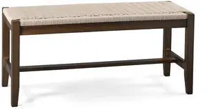 VINGLI Boho Wicker Bench Wood Frame Rattan Seat Indoor Entryway Walnut | Fits Entryway, Bedroom, Dining Room, Living Room, End of Bed, Extra Seating, Decorative Furniture Accent VINGLI Boho Wicker Bench Wood Frame Rattan Seat Indoor Entryway Walnut | Fits Entryway, Bedroom, Dining Room, Living Room, End of Bed, Extra Seating, Decorative Furniture Accent