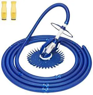 VINGLI Swimming Pool Vacuum Cleaner Automatic Sweeper with 33FT Hoses | Automatic suction vacuum, compatible with above-ground & inground pools ,strong suction climbs walls VINGLI Swimming Pool Vacuum Cleaner Automatic Sweeper with 33FT Hoses | Automatic suction vacuum, compatible with above-ground & inground pools ,strong suction climbs walls