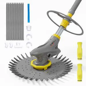 VINGLI Automatic Pool Cleaner,Suction Pool Vacuum with 33 FT Hoses | Versatile for above-ground & inground pools, powerful suction climbs walls & floors, 33FT hoses included VINGLI Automatic Pool Cleaner,Suction Pool Vacuum with 33 FT Hoses | Versatile for above-ground & inground pools, powerful suction climbs walls & floors, 33FT hoses included