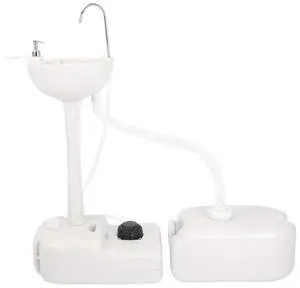 VINGLI Portable Hand Sink with 24L Recovery Tank, 5 Gal Self-contained Hand Wash Basin for Camping/RV/Garden/Outdoor Events/Gatherings, Lightweight & Detachable VINGLI Portable Hand Sink with 24L Recovery Tank, 5 Gal Self-contained Hand Wash Basin for Camping/RV/Garden/Outdoor Events/Gatherings, Lightweight & Detachable