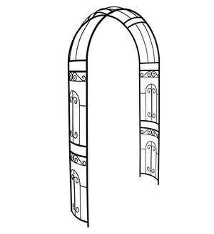 Metal Garden Arbor Wedding Arch 95.3" H x 45" W, Heavy Duty Rustproof Iron Pergola Trellis for Climbing Plants Outdoor Garden Patio Pathway Lawn Ceremony Party Decoration Metal Garden Arbor Wedding Arch 95.3" H x 45" W, Heavy Duty Rustproof Iron Pergola Trellis for Climbing Plants Outdoor Garden Patio Pathway Lawn Ceremony Party Decoration