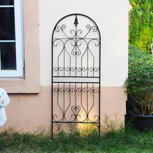 Trellis for Climbing Plants 59" H x 22" W Metal Unique Design Decorative Garden Structure Weather-Resistant Trellises Outdoor Decor Flowers Roses Vine Ivy Clematis 1 Pack Trellis for Climbing Plants 59" H x 22" W Metal Unique Design Decorative Garden Structure Weather-Resistant Trellises Outdoor Decor Flowers Roses Vine Ivy Clematis 1 Pack