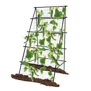 Cucumber Trellis 69.8" H x 36" W, A Frame Garden Trellis for Raised Bed Climbing Plants Metal+PE Coated Grow Support for Vines, Vegetables Cucumber Trellis 69.8" H x 36" W, A Frame Garden Trellis for Raised Bed Climbing Plants Metal+PE Coated Grow Support for Vines, Vegetables