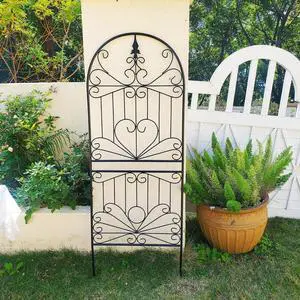Heavy-Duty Metal Garden Trellis for Climbing Plants, 59" H x 22" W Rust-Proof Outdoor Plant Support for Cucumbers, Tomatoes & Vines 1 Pack Heavy-Duty Metal Garden Trellis for Climbing Plants, 59" H x 22" W Rust-Proof Outdoor Plant Support for Cucumbers, Tomatoes & Vines 1 Pack