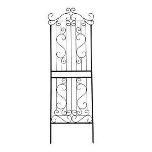 1 Pack 70.8" H x 24.5" W Garden Trellis for Climbing Plants Outdoor Metal Rustproof Roses Trellis Potted Vines Vegetables Flowers Wire Lattices for Ivy Cucumbers Clematis Black 1 Pack 70.8" H x 24.5" W Garden Trellis for Climbing Plants Outdoor Metal Rustproof Roses Trellis Potted Vines Vegetables Flowers Wire Lattices for Ivy Cucumbers Clematis Black