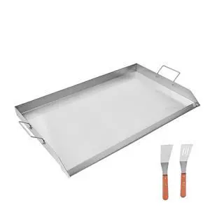 Stainless Steel Griddle Top, BBQ Griddle Plate with X-Frame & Side Handles, Portable Flat Top Griddle, Universal BBQ Grill Pan Cookware for Outdoor Cooking Camping Backyard, 36x22inch Stainless Steel Griddle Top, BBQ Griddle Plate with X-Frame & Side Handles, Portable Flat Top Griddle, Universal BBQ Grill Pan Cookware for Outdoor Cooking Camping Backyard, 36x22inch