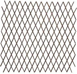 Expandable Bamboo Trellis Fence with Wood Frame for Climbing Plants, Vines, Ivy, Roses, Outdoor Decorative Fence with Natural Willow Sticks and Rustic Brown Finish for Backyard, Lawn (6PCS) Expandable Bamboo Trellis Fence with Wood Frame for Climbing Plants, Vines, Ivy, Roses, Outdoor Decorative Fence with Natural Willow Sticks and Rustic Brown Finish for Backyard, Lawn (6PCS)