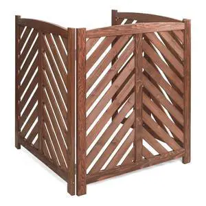 Outdoor Raised Garden Bed with Open Bottom and Solid Wood Frame for Poolside, Backyard, Patio Large Planter Box with Corner Cover for Vegetables, Flowers and Herbs (Wood Privacy Fence-Brown) Outdoor Raised Garden Bed with Open Bottom and Solid Wood Frame for Poolside, Backyard, Patio Large Planter Box with Corner Cover for Vegetables, Flowers and Herbs (Wood Privacy Fence-Brown)