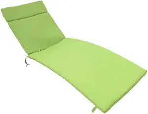 Hassyee Stylish Seat Cushion with Anchor Tie Fastening for Chaise Lounges, Plush Chair Mat with Washable Zipper Cover for Patio Sunbeds, Outdoor Cushion with Moisture-Shedding Finish (Green) Hassyee Stylish Seat Cushion with Anchor Tie Fastening for Chaise Lounges, Plush Chair Mat with Washable Zipper Cover for Patio Sunbeds, Outdoor Cushion with Moisture-Shedding Finish (Green)