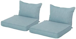 Hassyee Outdoor Chair Cushion Set with Quick-Wipe Surface & Supportive Comfort for Patio, Plush Seat Pad with Stay-Dry Performance & Non-Slip Backing for Garden, Poolside Use, 2 Pack (Teal) Hassyee Outdoor Chair Cushion Set with Quick-Wipe Surface & Supportive Comfort for Patio, Plush Seat Pad with Stay-Dry Performance & Non-Slip Backing for Garden, Poolside Use, 2 Pack (Teal)