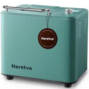 20-in-1 2LB Bread Maker Metal Bread Machine with Dual Heater, Green 20-in-1 2LB Bread Maker Metal Bread Machine with Dual Heater, Green