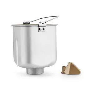 Bread Machine Pan with one paddle, Stainless Steel, 768490022642 Bread Machine Pan with one paddle, Stainless Steel, 768490022642