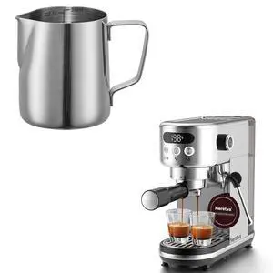20 Bar Espresso Machine with Milk Frothing Steam Wand & Milk Frothing Pitcher Jug Cup 350ML 20 Bar Espresso Machine with Milk Frothing Steam Wand & Milk Frothing Pitcher Jug Cup 350ML
