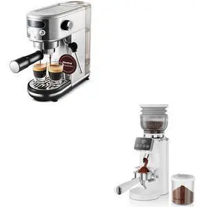 Super Compact Espresso Maker Stainless Steel Professional Coffee Machine Espresso & 2 in 1 Professional Espresso Grinder Super Compact Espresso Maker Stainless Steel Professional Coffee Machine Espresso & 2 in 1 Professional Espresso Grinder
