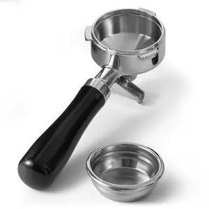 58mm Portafilter with a 2 cup filter for Neretva Model: CP6100U, 58mm Pressurized Portafilter 3 Ears, Stainless Steel Replacement Parts for Neretva Expresso Coffee Machine 58mm Portafilter with a 2 cup filter for Neretva Model: CP6100U, 58mm Pressurized Portafilter 3 Ears, Stainless Steel Replacement Parts for Neretva Expresso Coffee Machine