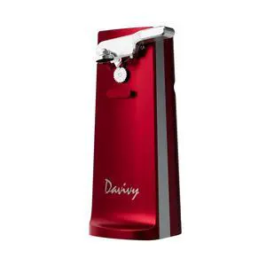 Electric Can Opener, One Touch Lid Opener, Removable Stainless Steel Cutter and 3-in-1 Design, with Sharpener and Bottle Opener (Red-ABS) Electric Can Opener, One Touch Lid Opener, Removable Stainless Steel Cutter and 3-in-1 Design, with Sharpener and Bottle Opener (Red-ABS)