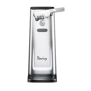 Electric Can Opener, One Touch Lid Opener, Removable Stainless Steel Cutter and 3-in-1 Design, with Sharpener and Bottle Opener (Stainless Steel-Black) Electric Can Opener, One Touch Lid Opener, Removable Stainless Steel Cutter and 3-in-1 Design, with Sharpener and Bottle Opener (Stainless Steel-Black)