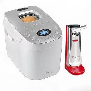 3.3LB Bread Maker+ Stainless Steel-red Can Opener Combo Bundle 3.3LB Bread Maker+ Stainless Steel-red Can Opener Combo Bundle