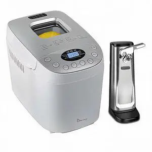 3.5LB Bread Maker with gloves+Stainless Steel-black Can Opener Bundle Combo 3.5LB Bread Maker with gloves+Stainless Steel-black Can Opener Bundle Combo