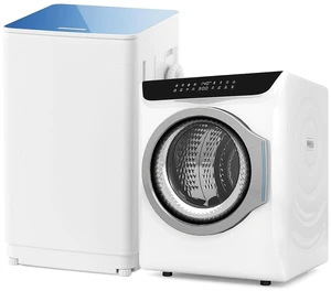 Portable Washer and Dryer Combo Set, 2.8 CU. FT Portable Clothes Dryers with Boot Dryer, 18 lbs Fully Automatic Washing Machine, Compact Washer and Dryer for Apartment, RV, Dorm Portable Washer and Dryer Combo Set, 2.8 CU. FT Portable Clothes Dryers with Boot Dryer, 18 lbs Fully Automatic Washing Machine, Compact Washer and Dryer for Apartment, RV, Dorm