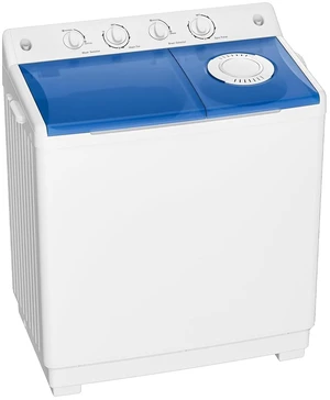 Portable Washing Machine, 40lbs Twin Tub Washer Large Laundry Machine with Drain Pump, Semi-automatic 24lbs Washer 16lbs Spinner Combo for Dorms, Apartments, RVs Portable Washing Machine, 40lbs Twin Tub Washer Large Laundry Machine with Drain Pump, Semi-automatic 24lbs Washer 16lbs Spinner Combo for Dorms, Apartments, RVs
