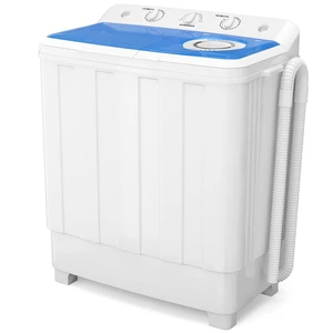 28 Lbs Portable Washing Machine, Portable Washer for Apartment with 18 Lbs Washer, 10 Lbs Spinner, Mini Compact Top Load Washing Machine for RV Dorm 28 Lbs Portable Washing Machine, Portable Washer for Apartment with 18 Lbs Washer, 10 Lbs Spinner, Mini Compact Top Load Washing Machine for RV Dorm