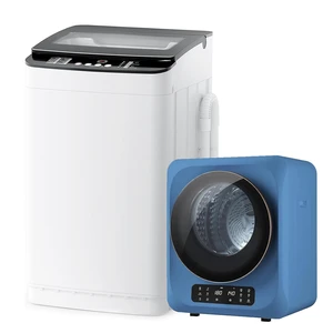 Portable Washer and Dryer Combo Set, 1.8 CU.FT Portable Clothes Dryers with Boot Dryer, 28 lbs Fully Automatic Washing Machine, Compact Washer and Dryer for Apartment, RV, Dorm, Blue Portable Washer and Dryer Combo Set, 1.8 CU.FT Portable Clothes Dryers with Boot Dryer, 28 lbs Fully Automatic Washing Machine, Compact Washer and Dryer for Apartment, RV, Dorm, Blue