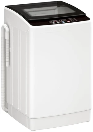 35 lbs Washing Machine, Fully Automatic Portable Washer with LED Display, 12 Wash Cycles, 8 Water Levels, Large Capacity Washer and Spin Dryer Combo with Drain Pump for Apartment, Home 35 lbs Washing Machine, Fully Automatic Portable Washer with LED Display, 12 Wash Cycles, 8 Water Levels, Large Capacity Washer and Spin Dryer Combo with Drain Pump for Apartment, Home