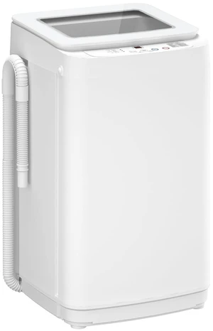 14 lbs Portable Washing Machine, Fully Automatic Portable Washer with Glass Lid, 10 Wash Cycles, Compact Capacity Washer and Spin Dryer Combo with Drain Pump for Apartment, Dorm, RV 14 lbs Portable Washing Machine, Fully Automatic Portable Washer with Glass Lid, 10 Wash Cycles, Compact Capacity Washer and Spin Dryer Combo with Drain Pump for Apartment, Dorm, RV