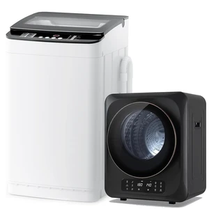 Portable Washer and Dryer Combo Set, 1.8 CU.FT Portable Clothes Dryers with Boot Dryer, 28 lbs Fully Automatic Washing Machine, 7 Wash Cycles, Compact Washer and Dryer for Apartment, RV, Dorm Portable Washer and Dryer Combo Set, 1.8 CU.FT Portable Clothes Dryers with Boot Dryer, 28 lbs Fully Automatic Washing Machine, 7 Wash Cycles, Compact Washer and Dryer for Apartment, RV, Dorm