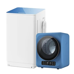 Portable Washer and Dryer Combo Set, 1.8 CU.FT Portable Clothes Dryers with Boot Dryer, 18 lbs Fully Automatic Washing Machine, Compact Washer and Dryer for Apartment, RV, Dorm, Blue Portable Washer and Dryer Combo Set, 1.8 CU.FT Portable Clothes Dryers with Boot Dryer, 18 lbs Fully Automatic Washing Machine, Compact Washer and Dryer for Apartment, RV, Dorm, Blue