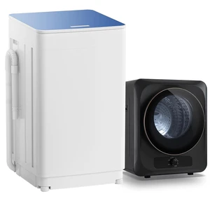 Portable Washer and Dryer Combo Set, 18 lbs Fully Automatic Washing Machine, 1.5CuFt Portable Dryers, Compact Washer and Dryer for Apartment, RV, Dorm Portable Washer and Dryer Combo Set, 18 lbs Fully Automatic Washing Machine, 1.5CuFt Portable Dryers, Compact Washer and Dryer for Apartment, RV, Dorm